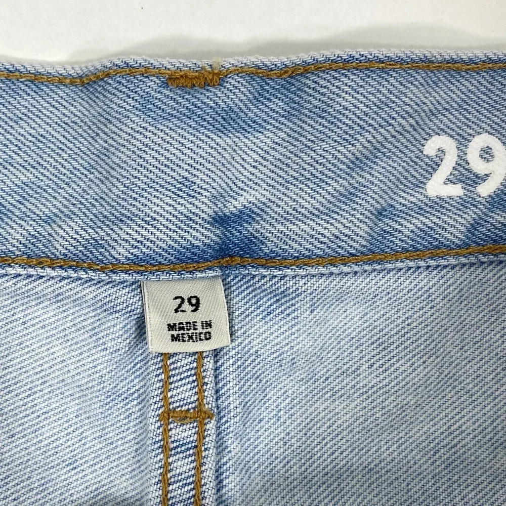 J. Crew BF381 Waterside Light Blue Wash Relaxed Denim Cutoffs Jean Shorts 29 - Picture 8 of 15
